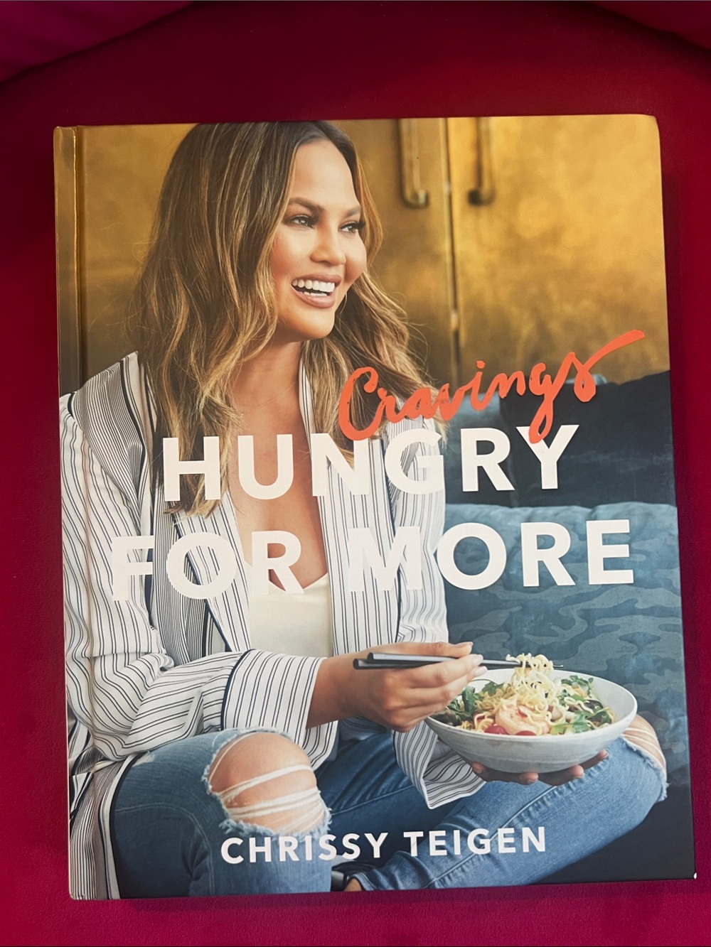 Cravings: Hungry for More Cookbook - White/Gold Cover